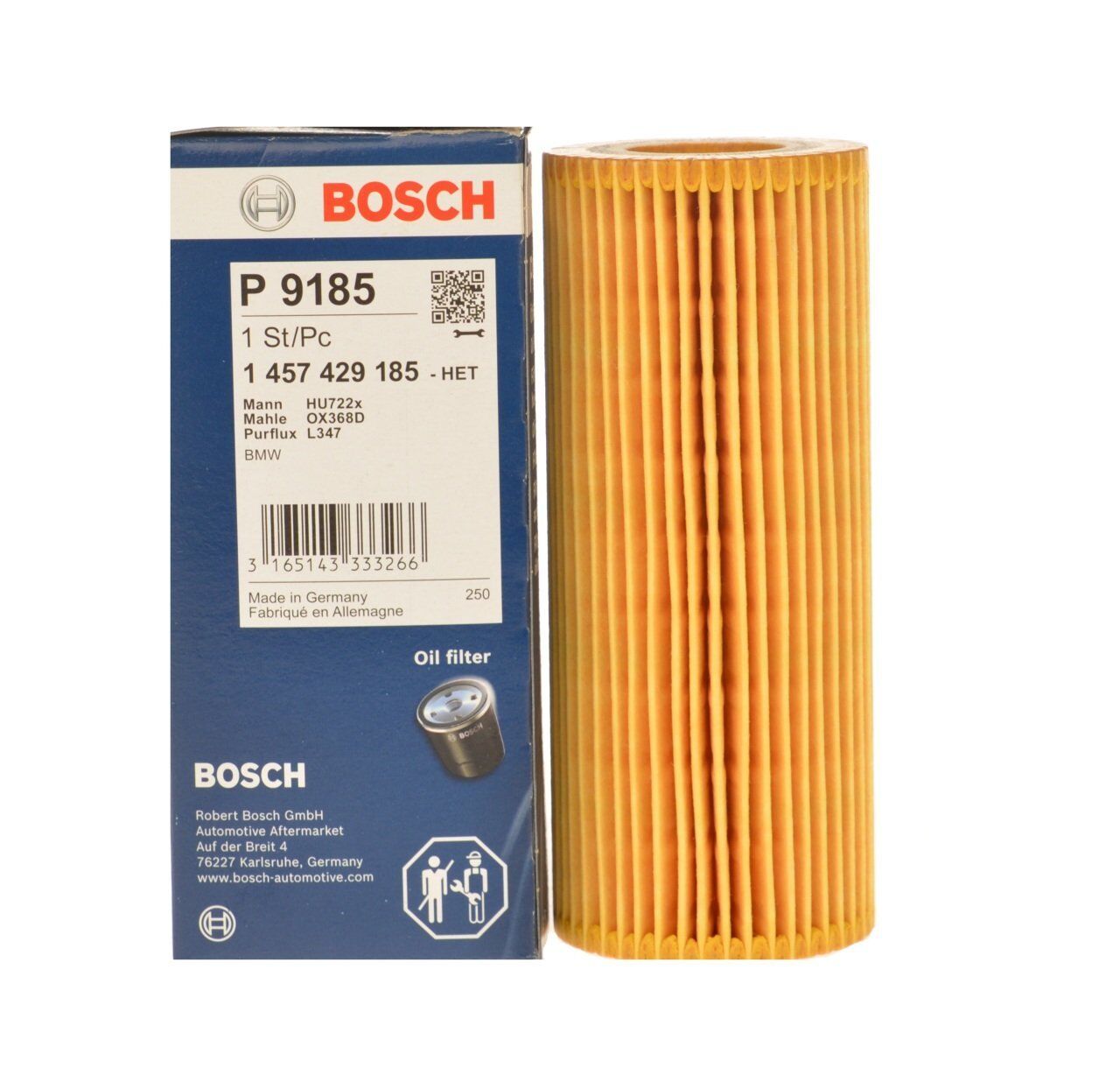 BOSCH 1457429185 Bmw E46 Kasa 318d M47 Motor Yağ Filtresi Bosch Marka